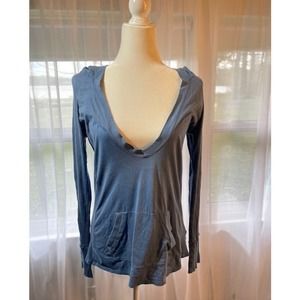 Nike Size Medium Women's‎ Hoodie Blue Long-Sleeve